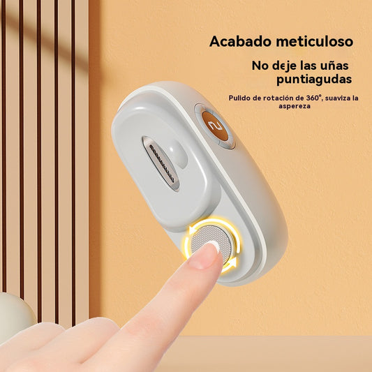 ✂️💅 Lima de uñas eléctrica multifuncional, cortauñas eléctrico con protección antipellizcos