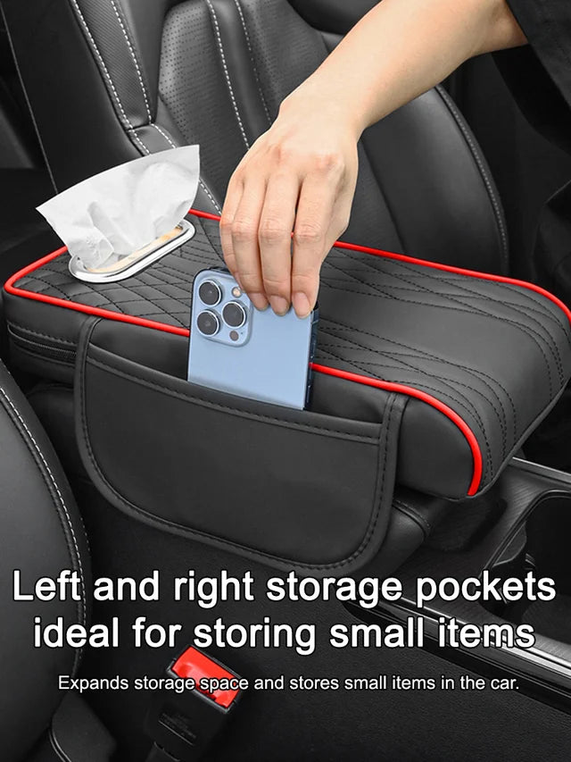 👏 Cutie cotieră auto multifuncțională trei într-unul din piele 1