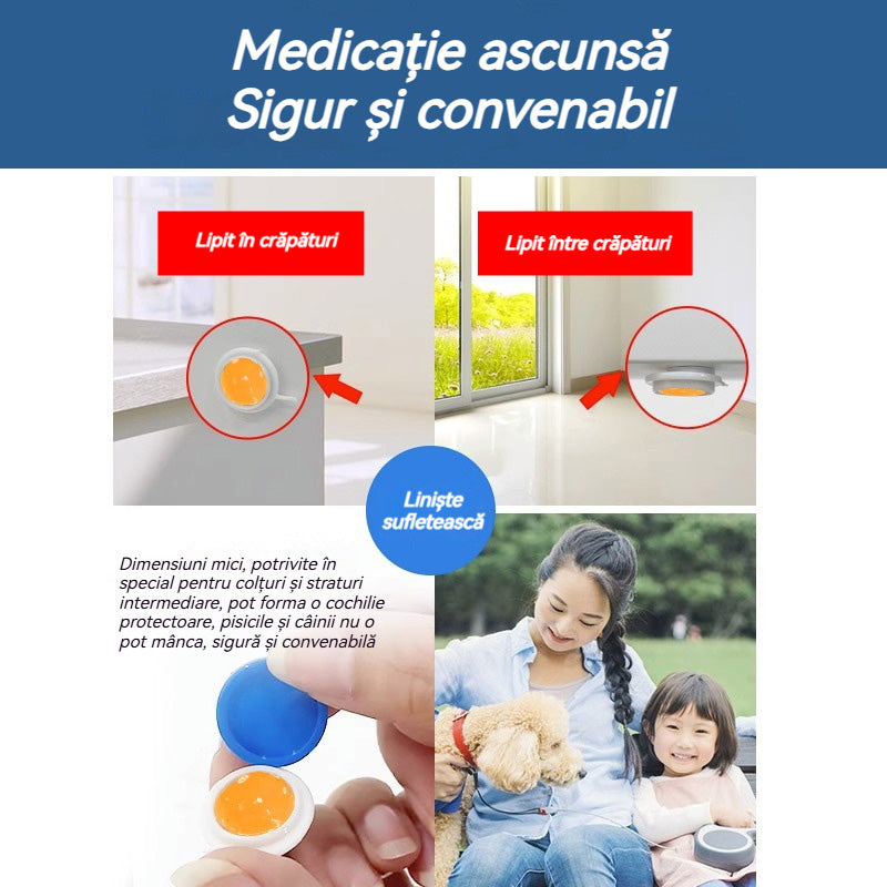 🛡️🏠【40 bucăți】💥Unguent pentru uciderea gândacilor de bucătărie importat din Germania, momeală de uz casnic, netoxică, pentru mame și bebeluși