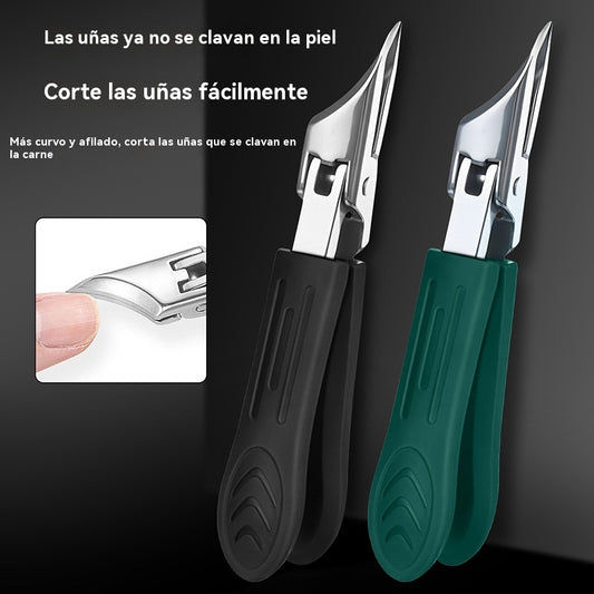 🔥【Compra 1 y recibe 1 gratis】🔥 Cortaúñas antisalpicaduras con borde inclinado de 25° (juego de 3 piezas)