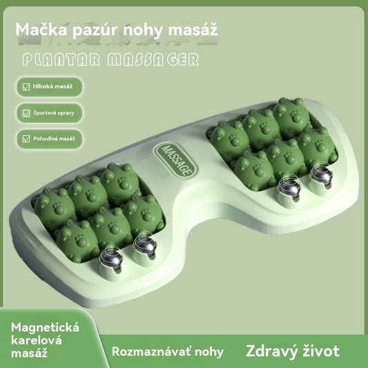 🔥Nový produkt💜Prenosný masážny prístroj na nohy s dvoma valčekmi
