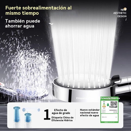 💦🚿 Cabezal de ducha de alta presión con 6 funciones. Calentador de agua para ducha de baño.