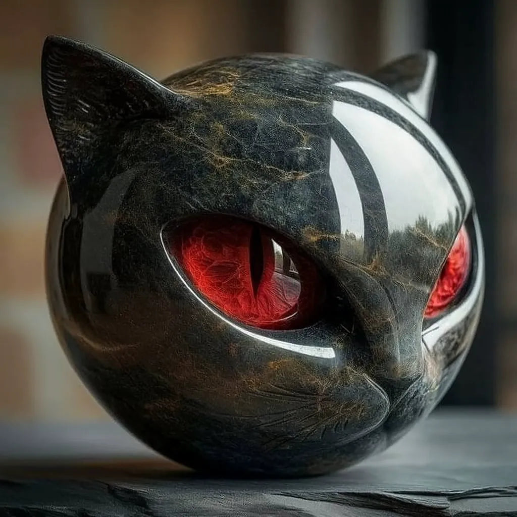 🔥🐈⬛Figurine de lux cu pisici negre – Decorațiuni elegante pentru casă și cadouri artistice