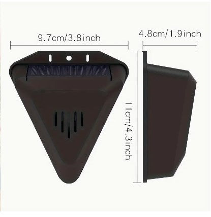 📣Voćnjak ribnjak rižino polje solarni tjerač ptica zvučni i svjetlosni alarm