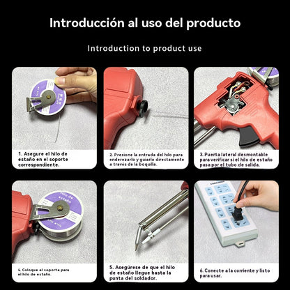 🔥🔩Pistola de soldar eléctrica manual, set de soldadura automático