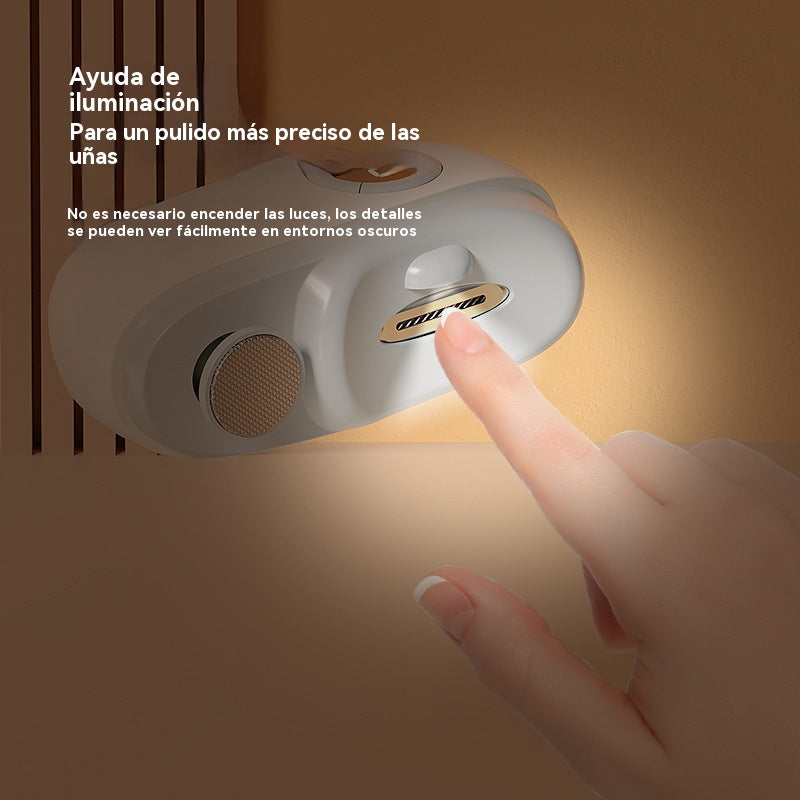 ✂️💅 Lima de uñas eléctrica multifuncional, cortauñas eléctrico con protección antipellizcos