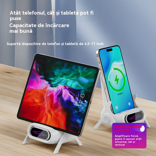 📱Încărcător wireless creativ 2025, suport pentru telefon mobil, scaun vertical mic, suport pentru telefon leneș, suport pentru dramă TV