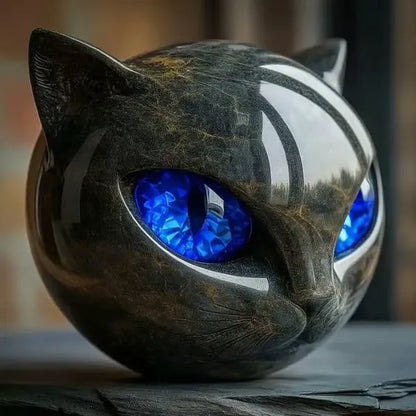 🔥🐈⬛Figurine de lux cu pisici negre – Decorațiuni elegante pentru casă și cadouri artistice