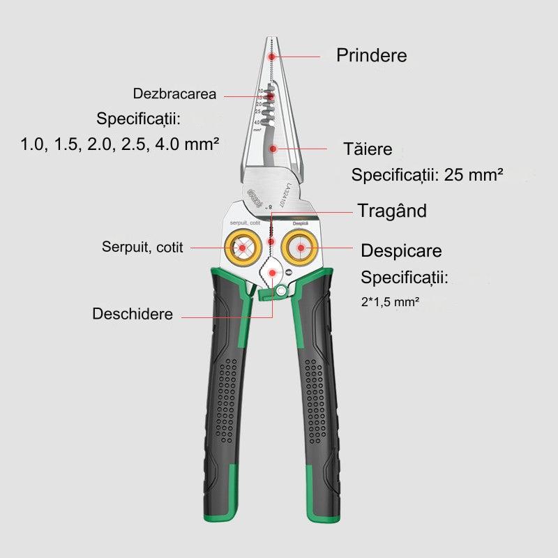✨💥Dezizolator de sârmă multifuncțional 7 în 1