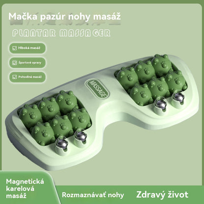 🔥Nový produkt💜Prenosný masážny prístroj na nohy s dvoma valčekmi