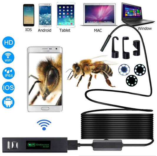 🔥✨【1 metru lungime】Nou endoscop 3-în-1 de înaltă calitate (Tip-c, USB, Micro USB)