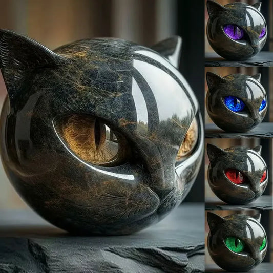 🔥🐈⬛Figurine de lux cu pisici negre – Decorațiuni elegante pentru casă și cadouri artistice