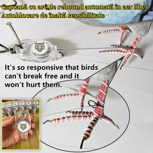 🐓🐦【Cumpărați 4 și primiți 4 gratuit】🔥4/8 outdoor spring traps, high sensitivity automatic locking trap