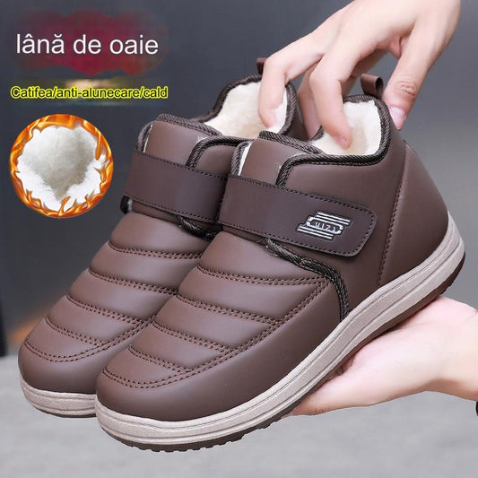 【39-44】🔥👟Nové zimní zateplené pánské zimní boty z ovčí vlny, voděodolné pro rok 2025
