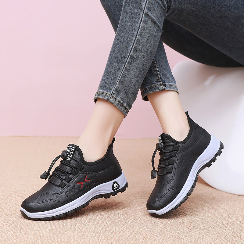 🔥💖【35-41】Ručně vyráběné dámské zimní boty z pravé kůže – Sametový styl, protiskluzová podrážka, maximální teplo