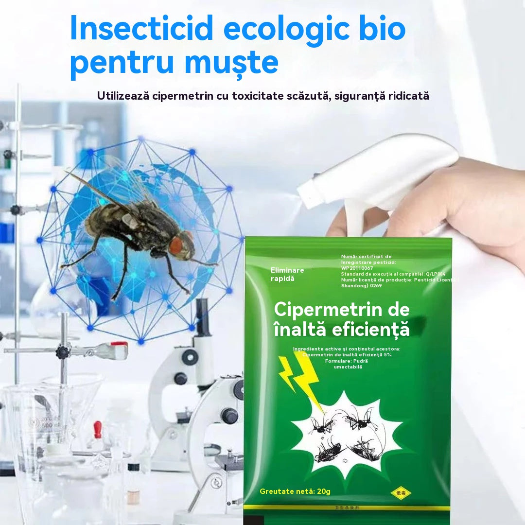 🦟【20pliculețe】❤️Special conceput pentru a ucide țânțarii și muștele din ferme, un pachet ucide puricii/lăcustele/gândacii de bucătărie/muștele/țânțarii! x