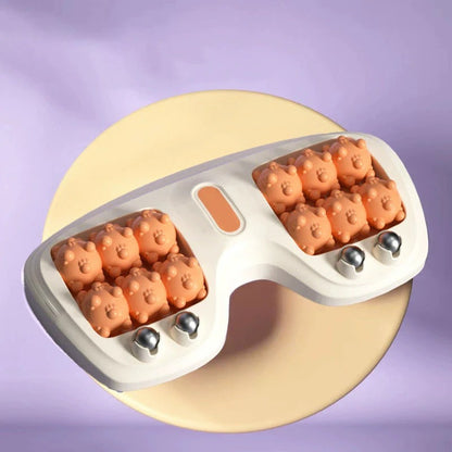 🔥Nový produkt💜Prenosný masážny prístroj na nohy s dvoma valčekmi