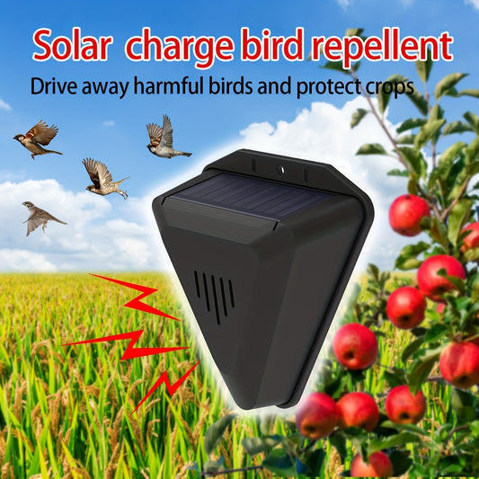 🔥✨Orchard Fish Pond Rice Paddy Solar Power Sunet și lumină de alarmă de alarmă pentru păsări Repeller x