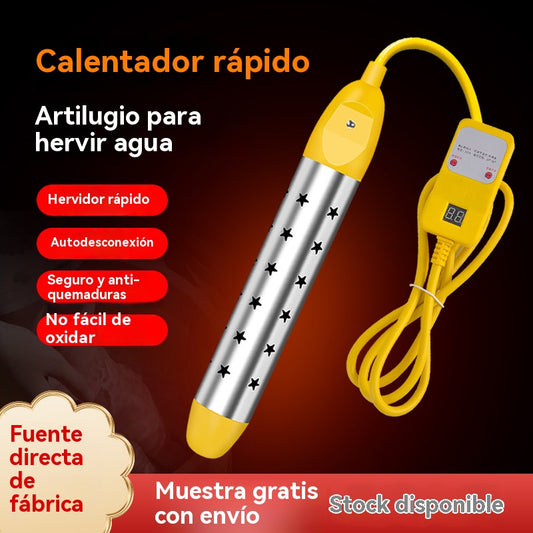 🔥Rýchloohrievacia ohrievacia tyč | Nerezová oceľ s ochranou proti obareniu | Prenosná rýchlovarná kanvica s automatickým vypnutím💧