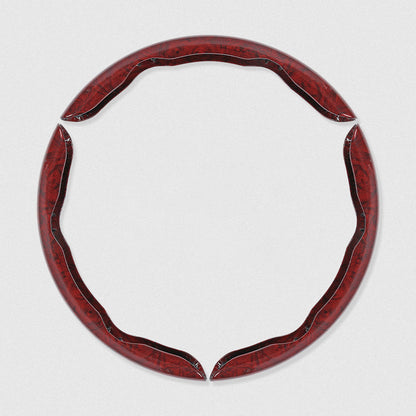 【1 sada 3 kusov】Protišmykový poťah na volant auta s drevenou textúrou