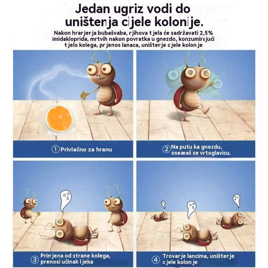 🛡️🏠【40 komada】💥Mast za ubijanje žohara uvezena iz Njemačke, mamac za kućanstvo, netoksičan, za majke i bebe
