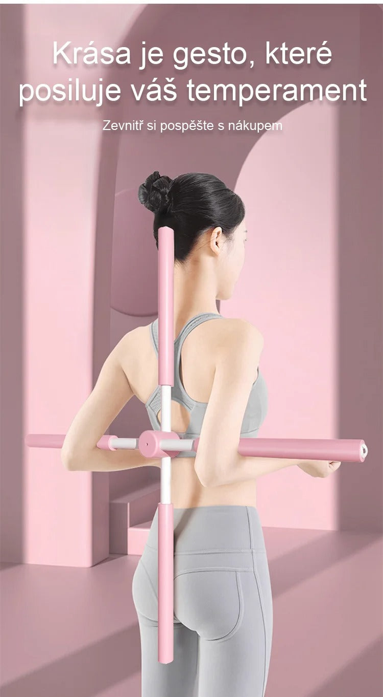 Tyčinka na korekciu tvaru proti hrbe