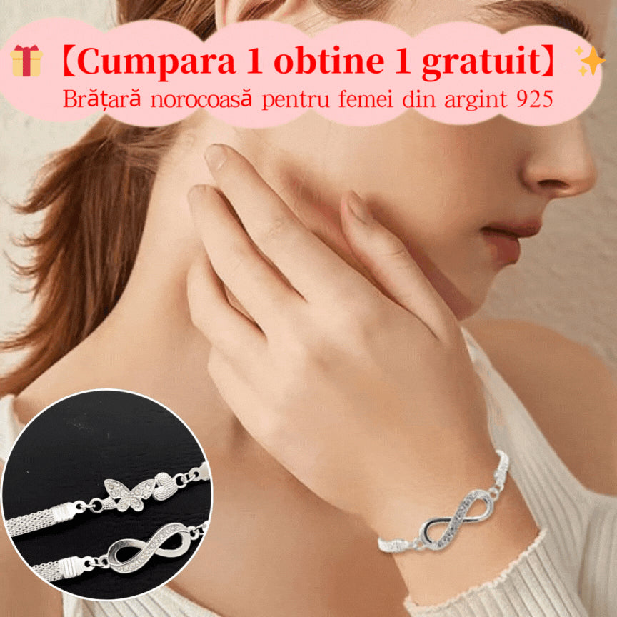 【🎁Cumpara 1 obtine 1 gratuit】✨Brățară norocoasă din argint 925