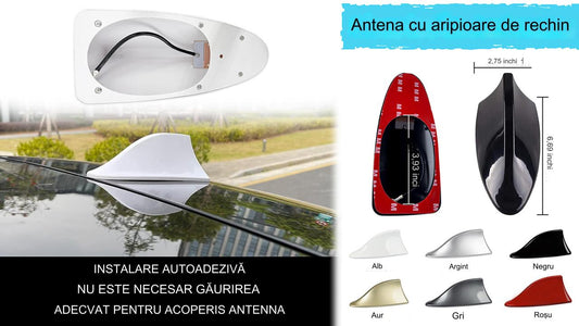 🚗🚗【cumpără 1 primești 1 gratis】Antenă cu aripioare de rechin auto, cu decor antenă universală radio de semnal