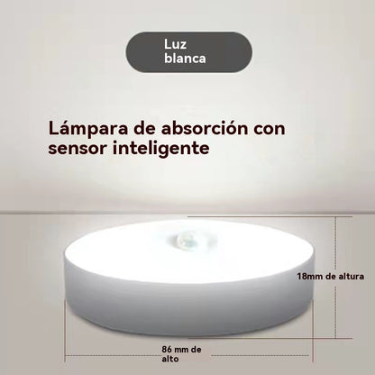 🏡💡Luz LED inteligente que detecta el cuerpo humano, fácil de cargar y práctica