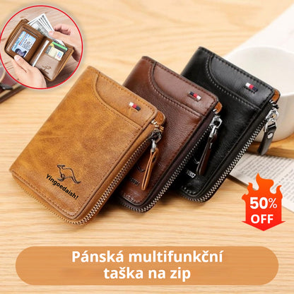 🔥2025 Antimagnetická peňaženka pre mužov Veľkokapacitná mäkká kožená peňaženka