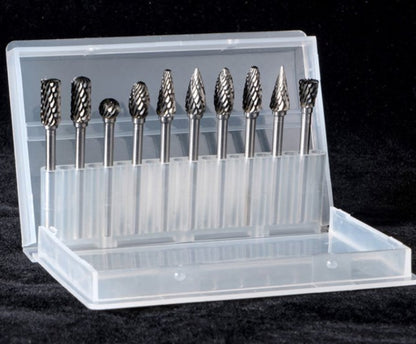 ⚙🔩【10 bucăți】Set de freze rotative din carbură de oțel de tungsten premium x
