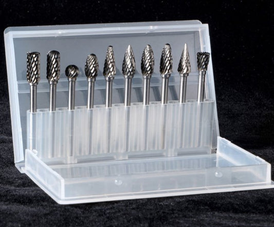 ⚙🔩【10 bucăți】Set de freze rotative din carbură de oțel de tungsten premium x