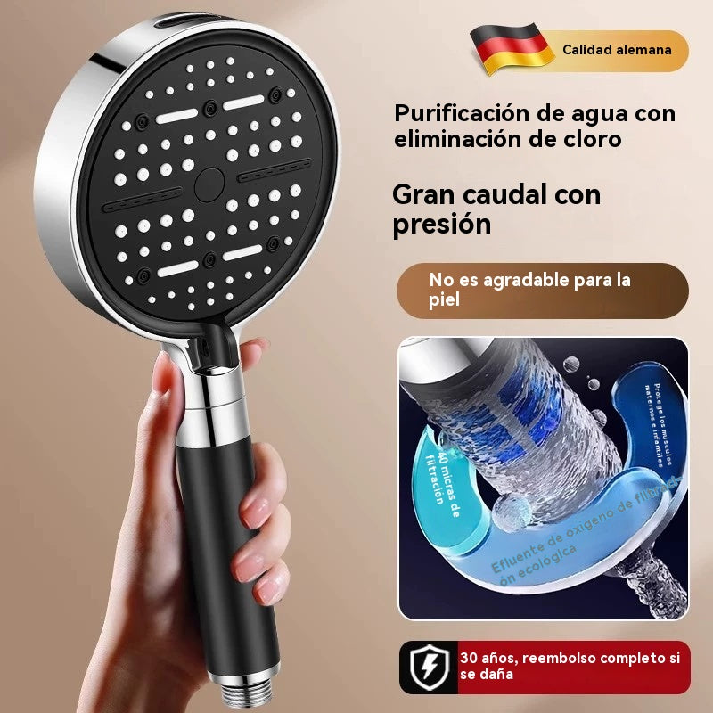 💦🚿 Cabezal de ducha de alta presión con 6 funciones. Calentador de agua para ducha de baño.