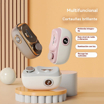✂️💅 Lima de uñas eléctrica multifuncional, cortauñas eléctrico con protección antipellizcos