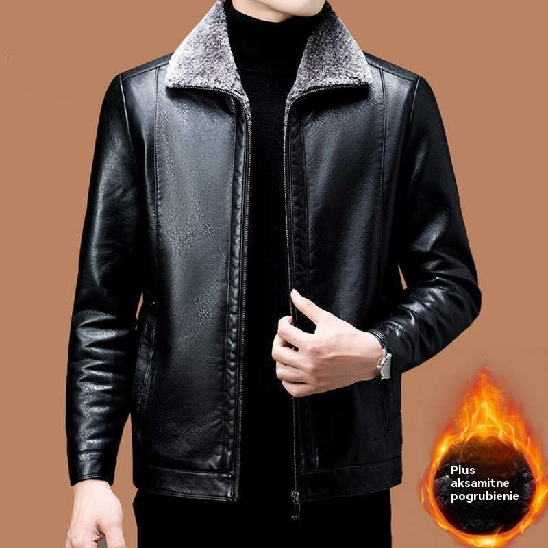 🔥【Gorąca wyprzedaż】🔥【M-3XL】2025 Męska zimowa kurtka z miękkiej, grubej owczej skóry, casualowa