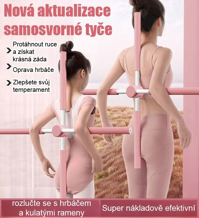 Tyčinka na korekciu tvaru proti hrbe