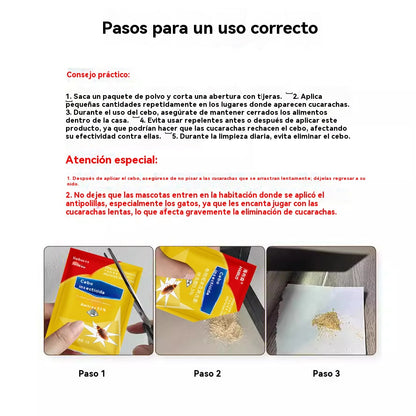 💪【20 vrecúšok】🚫Insekticídny prášok proti švábom na domáce použitie, v kuchyni, spálni a reštauráciách: úplne likviduje hniezda švábov.