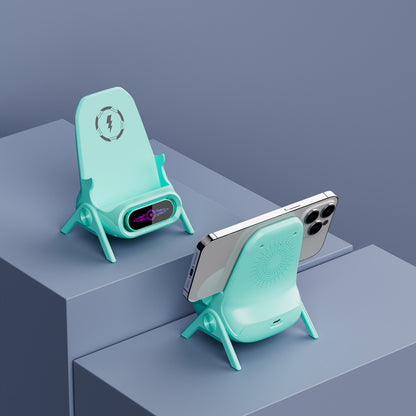 📱Încărcător wireless creativ 2025, suport pentru telefon mobil, scaun vertical mic, suport pentru telefon leneș, suport pentru dramă TV