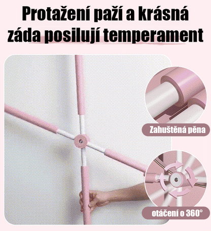 Tyčinka na korekciu tvaru proti hrbe