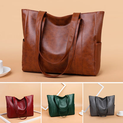 👜 Nová módní dámská kabelka z měkké kůže přes rameno✨Ležérní s velkou kapacitou✨