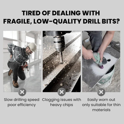 🔥Καυτές εκπτώσεις 2025🔥🧰Σετ εκκεντρικού τρυπανιού 4 φλάουτων υψηλής αντοχής