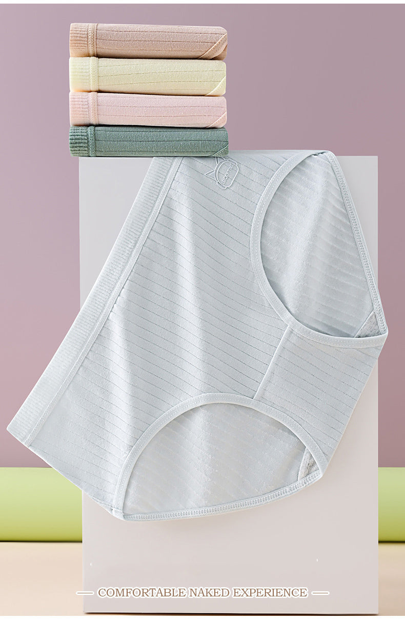 💖🔥【7 kosov】Zadnji dan 50% popusta: ženske bombažne hlačke z visokim pasom, antibakterijske