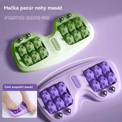 🔥Nový produkt💜Prenosný masážny prístroj na nohy s dvoma valčekmi