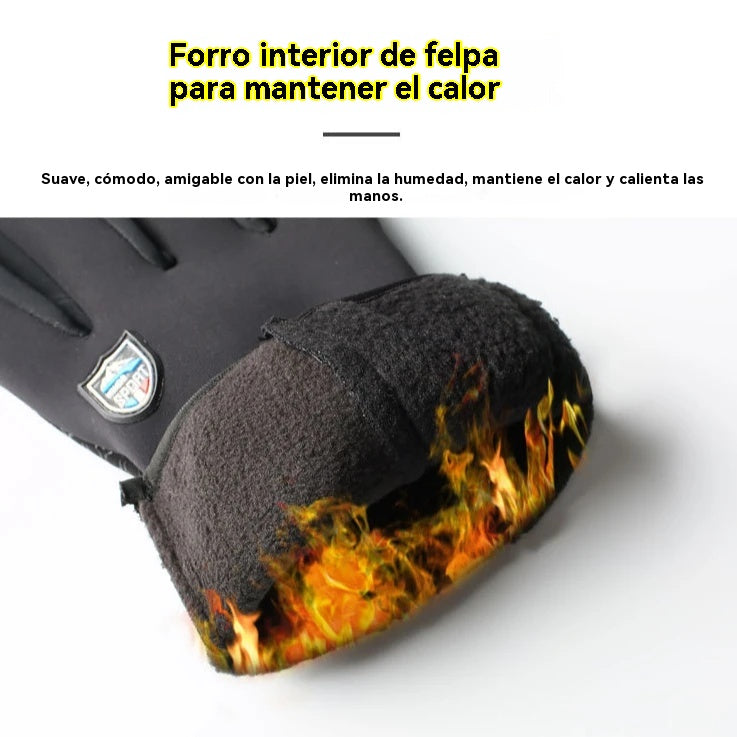 ❄️⛷️Jesenné a zimné outdoorové cyklistické, lezecké, teplé lyžiarske rukavice, vodeodolné, vetruodolné vlnené rukavice🧤